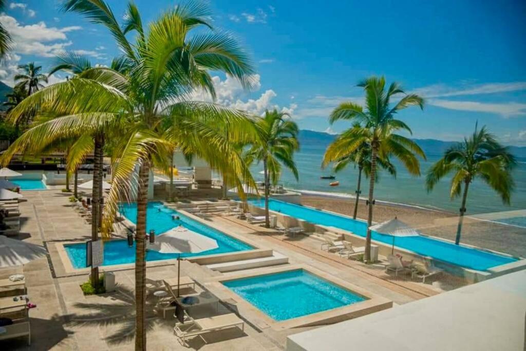 Harbor 13008A Artistic Beachfront Studio By Moikkarentals Puerto Vallarta Exterior foto